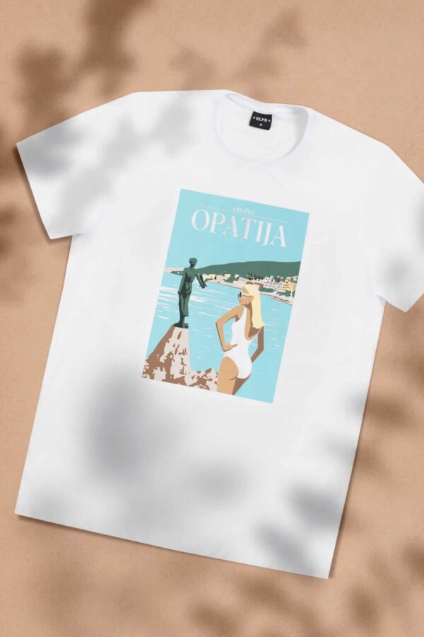 MALE T-SHIRT POSTCARD OPATIJA