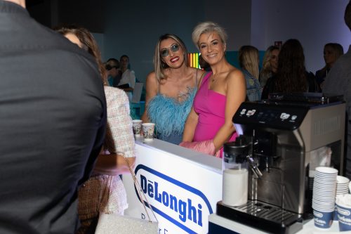 Coffee lovers were delighted with Perfetto drinks at the ELFS fashion show